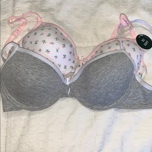 Brand New Girls Laura Ashley Bras -Qty 2-Size 32A